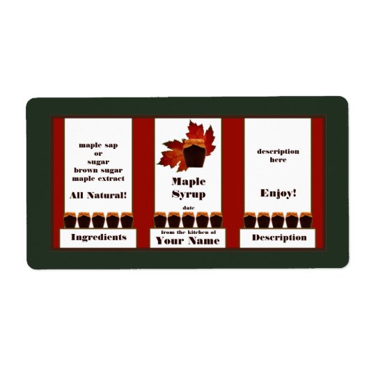 Etiket voor aple spuit 3 (Voorkant)