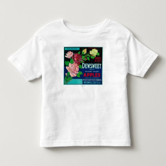 Etiket voor Apple-tapijtWatsonville, CA Kinder Shirts (Voorkant)