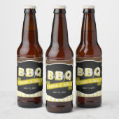 Etiket voor baby Q-bier - Geel (Flessen)