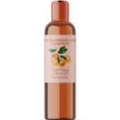 Etiket voor bad- en lichaamsproduct - oranje - v1