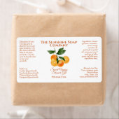 Etiket voor bad- en lichaamsproduct - oranje - v2 (Insitu)