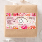 Etiket voor bad- en lichaamsproduct - Rozen met lo (Insitu)