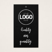 Etiket voor bedrijfsgrootte Kleding Prijs Hang Lab Visitekaartje (Voorkant)