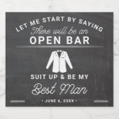 Etiket voor beste voorstel voor vloeibare flacon (Enkel label)