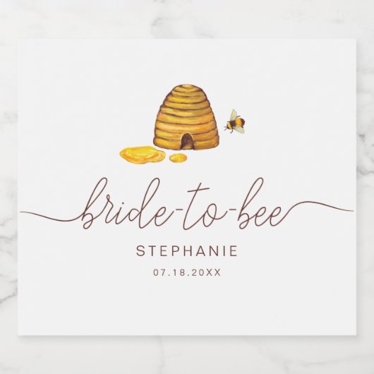 Etiket voor bijen (Enkel label)