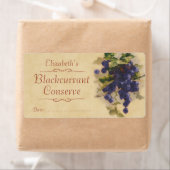 Etiket voor blikken met zwarte bessen (Insitu)