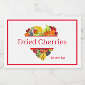 Etiket voor blikverpakking van levensmiddelen Gedr (Enkel label)