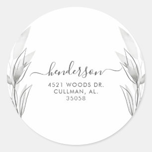 Etiket voor botanisch adres