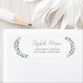 Etiket voor botanisch adres van de Olijftak (Insitu)