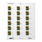 Etiket voor botanische geblikken (Full Sheet)