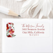 Etiket voor Botanische Winterkeeradres (Insitu)