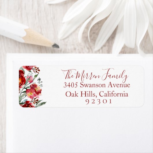 Etiket voor Botanische Winterkeeradres (Insitu)