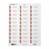 Etiket voor Botanische Winterkeeradres (Full Sheet)