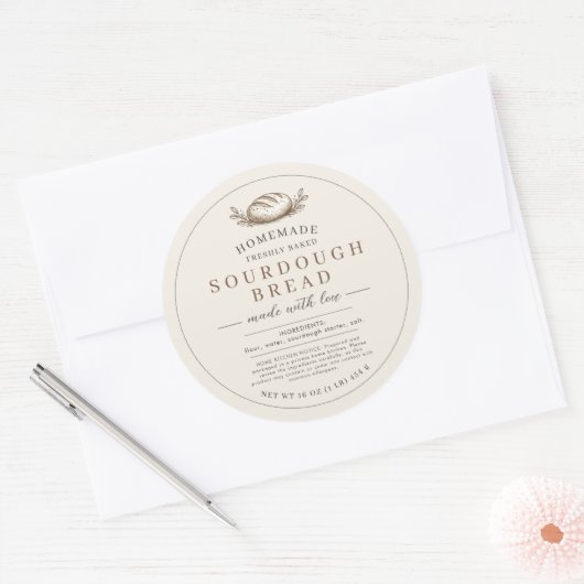 Etiket voor broodingrediënten (Envelop)
