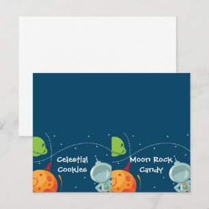 Etiket voor buitenruimte, gevouwen kaart