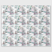 Etiket voor cadeaubonnen van voedingsbont cadeaupapier (Vlak)