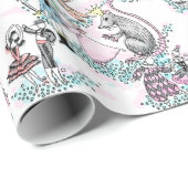 Etiket voor cadeaubonnen van voedingsbont cadeaupapier (Rol Hoek)