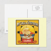Etiket voor -Cake-voedingsmiddelen Briefkaart (Voorkant / Achterkant)