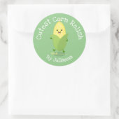 Etiket voor cartoon voor fijne maïsreuk (Tas)