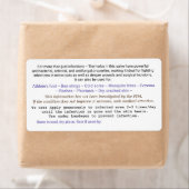 Etiket voor de achterkant van de zoute pot. (Insitu)