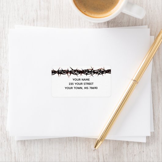 Etiket voor de kroon van de Thorns (Insitu)