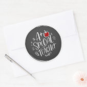 Etiket voor de lesgever, naar A+-speciaal leraar (Envelop)