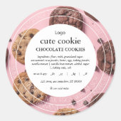 Etiket voor de levensmiddelenwetgeving van Cute Co (Voorkant)