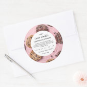 Etiket voor de levensmiddelenwetgeving van Cute Co (Envelop)