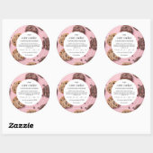 Etiket voor de levensmiddelenwetgeving van Cute Co (Vel)