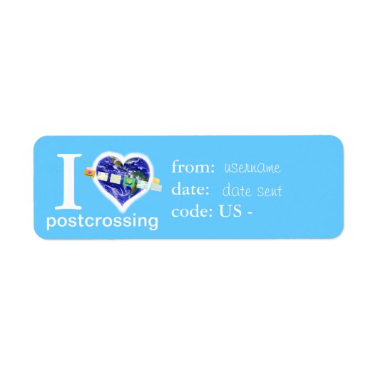 Etiket voor de naam na het passeren (Voorkant)