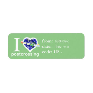 Etiket voor de naam na het passeren