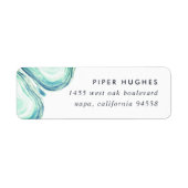 Etiket voor de terugkeer van Seaglass Geode (Voorkant)