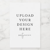 Etiket voor de verpakking van levensmiddelen 2 x 3 (Enkel label)