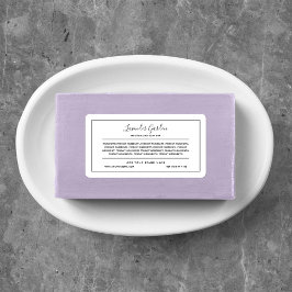 Etiket voor de zwarte rand van uw merk toevoegen