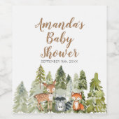 Etiket voor diervriendelijke Camper Shower (Enkel label)