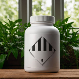 Etiket voor diverse klassen 9 sticker