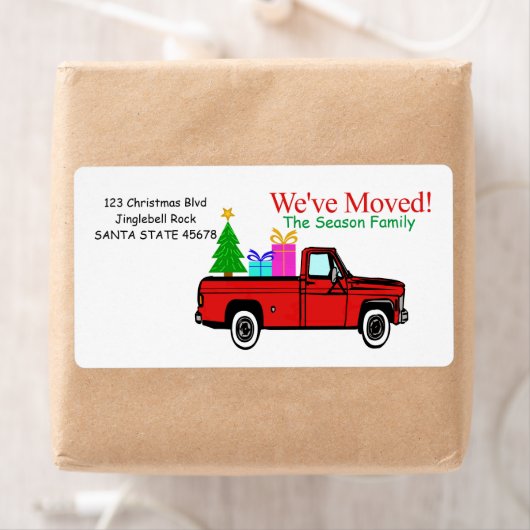 Etiket voor drie en drie kerst (Insitu)