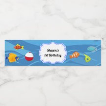 Etiket voor één partij waterflesje