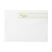 Etiket voor eerste communiqué - Mint & Gold (Achterkant)