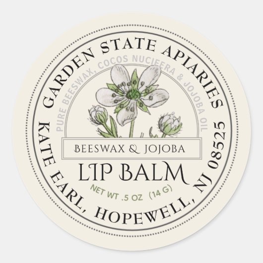 Etiket voor eiwithoudende bloem (Voorkant)