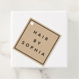 Etiket voor elegant logo van AIR-stylist