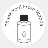 Etiket voor Essential Oil Custom Round Label / Fti (Voorkant)