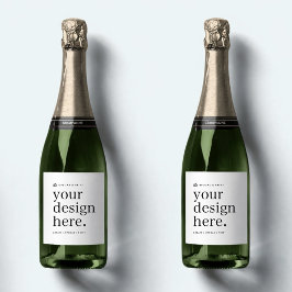 Etiket voor Fles Uw Ontwerp Uploaden