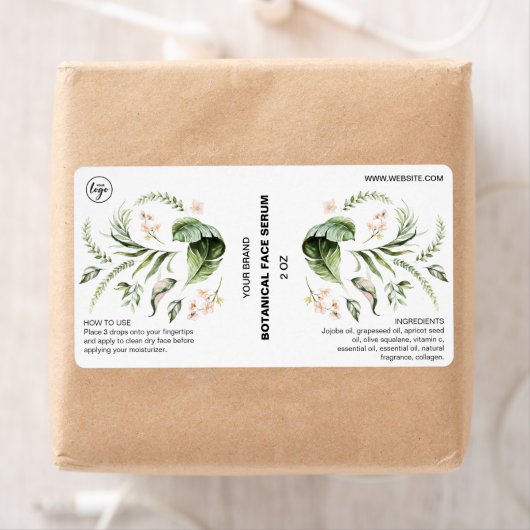 Etiket voor flesvoeding met flesje (Insitu)