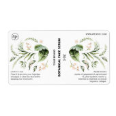 Etiket voor flesvoeding met flesje (Voorkant)