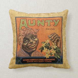  Etiket voor fruit Aunty en Smokey Jim's Kussen