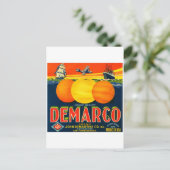 Etiket voor fruit briefkaart (Staand voorkant)