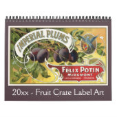 Etiket voor fruit kalender (Hoes)