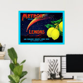 Etiket voor  fruit poster (Thuiskantoor)