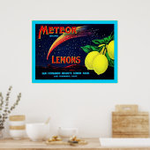 Etiket voor  fruit poster (Keuken)